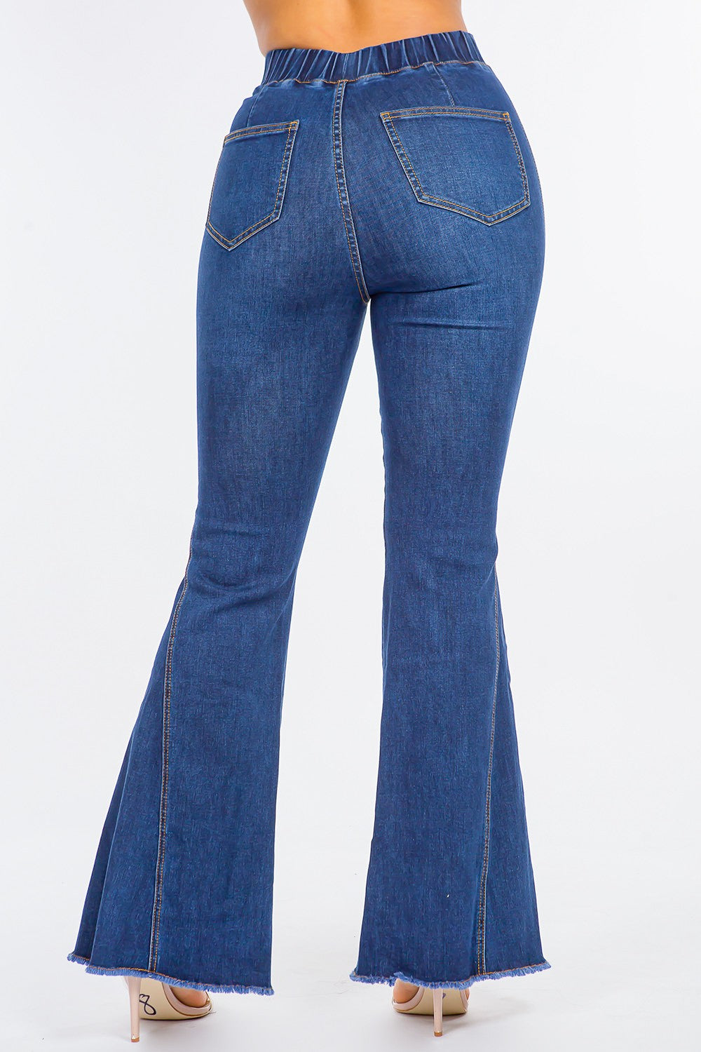 american bazi high waist curvy flare jeans